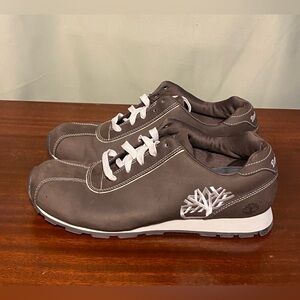 Timberland Walking Run Premium Leather Brown Sneakers 9.5 M